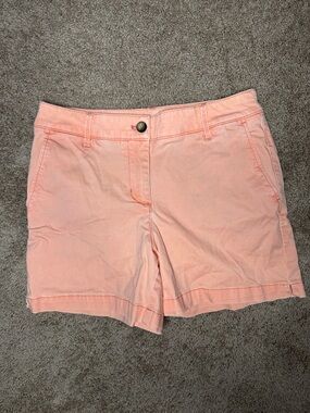 Tommy Bahama Peach Cotton Bermuda Shorts